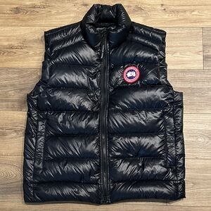 Canada Goose Crofton Puffer Vest (Black, XL)